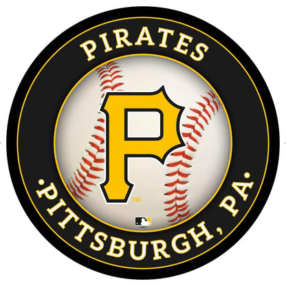 Pittsburgh Pirates 23" LED XL Round Wall Decor