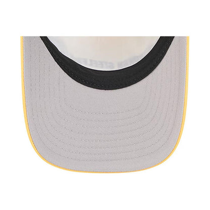 Pittsburgh Steelers New Era Gold Linear A-Frame 9FORTY Adjustable Hat