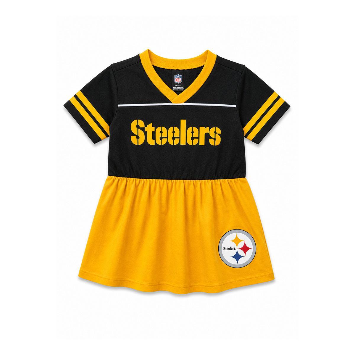 Pittsburgh Steelers Toddler Wordmark Dress