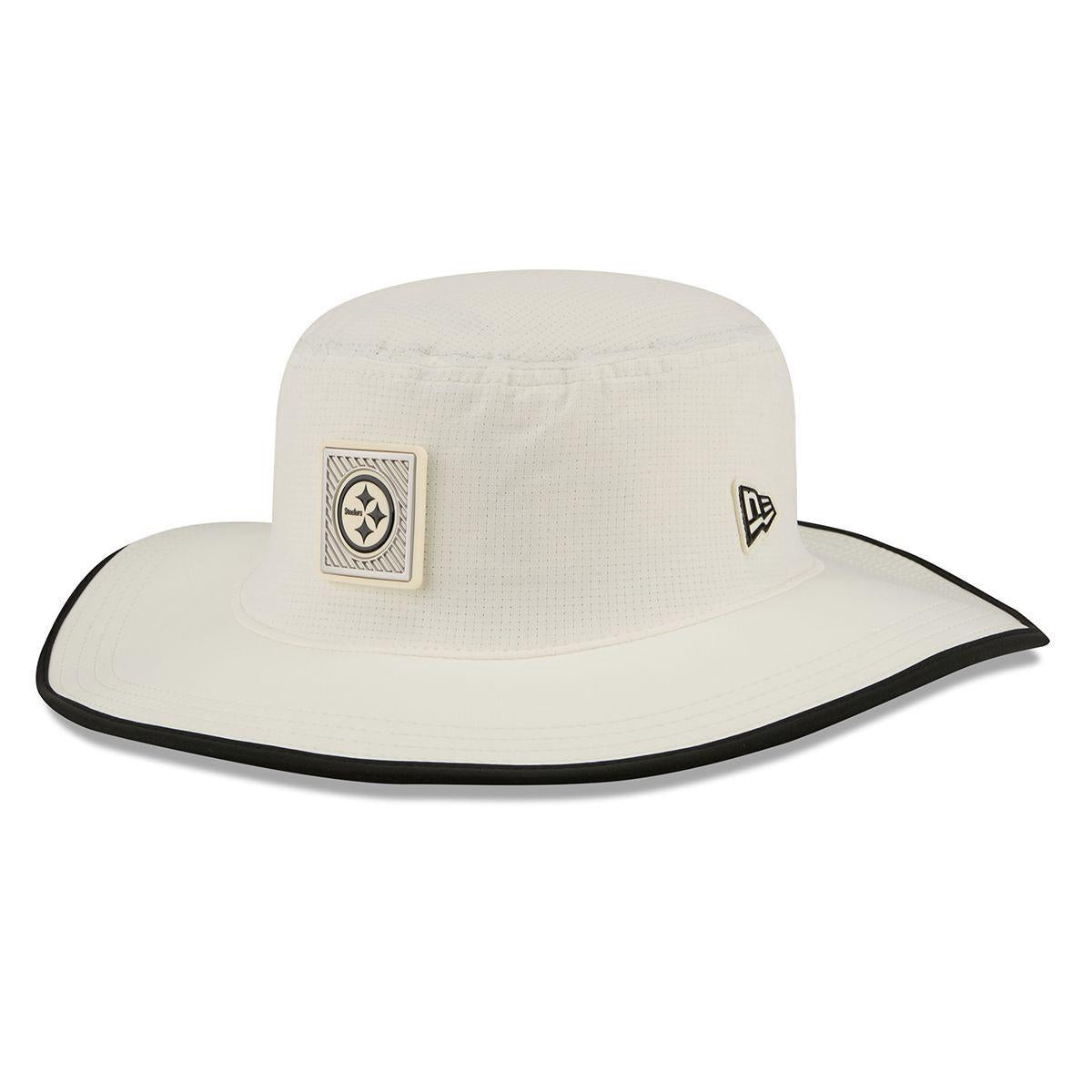 Pittsburgh Steelers 2026 NFL Training Camp Cream/Black Panama Bucket Hat