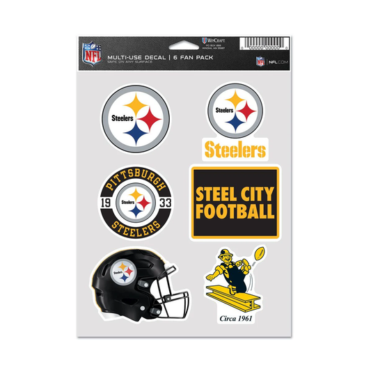 Pittsburgh Steelers Multi-Use Decal Fan Pack Series 1