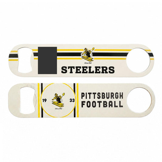 Pittsburgh Steelers Retro Bottle Opener With Magnet