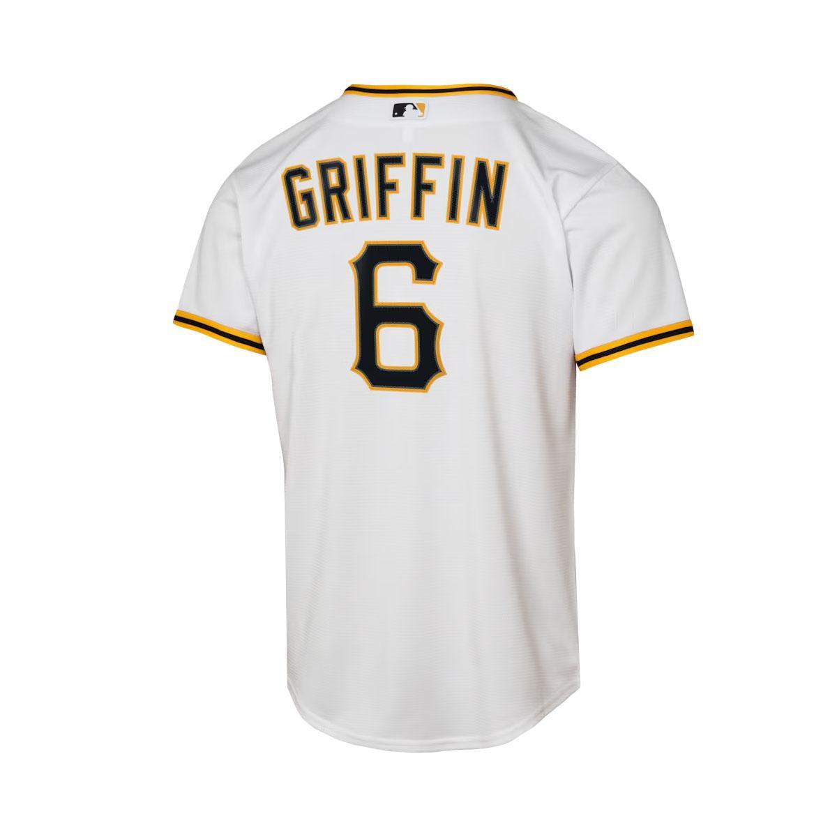 Konnor Griffin #6 Pittsburgh Pirates Nike Youth Home Replica Jersey