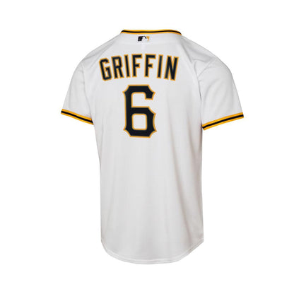 Konnor Griffin #6 Pittsburgh Pirates Nike Youth Home Replica Jersey