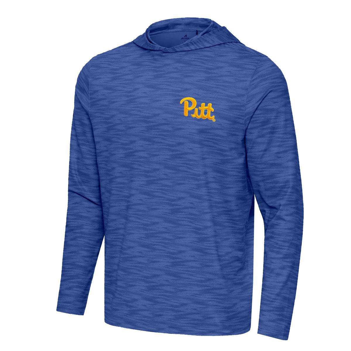 Pitt Panthers Antigua Men's Swell Long Sleeve Sweatshirt