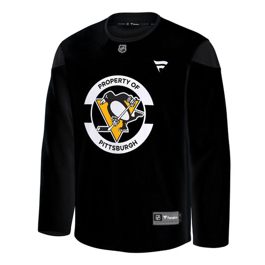 Pittsburgh Penguins Fanatics Black Practice Jersey
