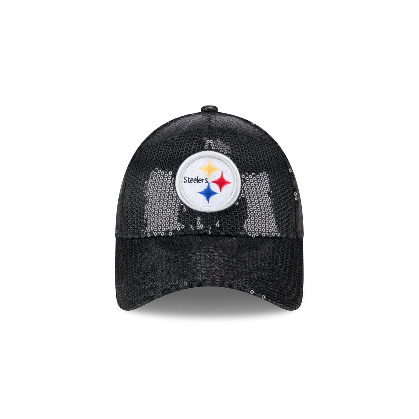 Pittsburgh Steelers Women's 9FORTY Black Sequin Adjustable Hat