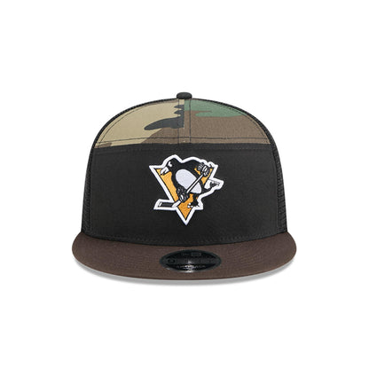 Pittsburgh Penguins Split Panel 9FIFTY Outdoors Snapback