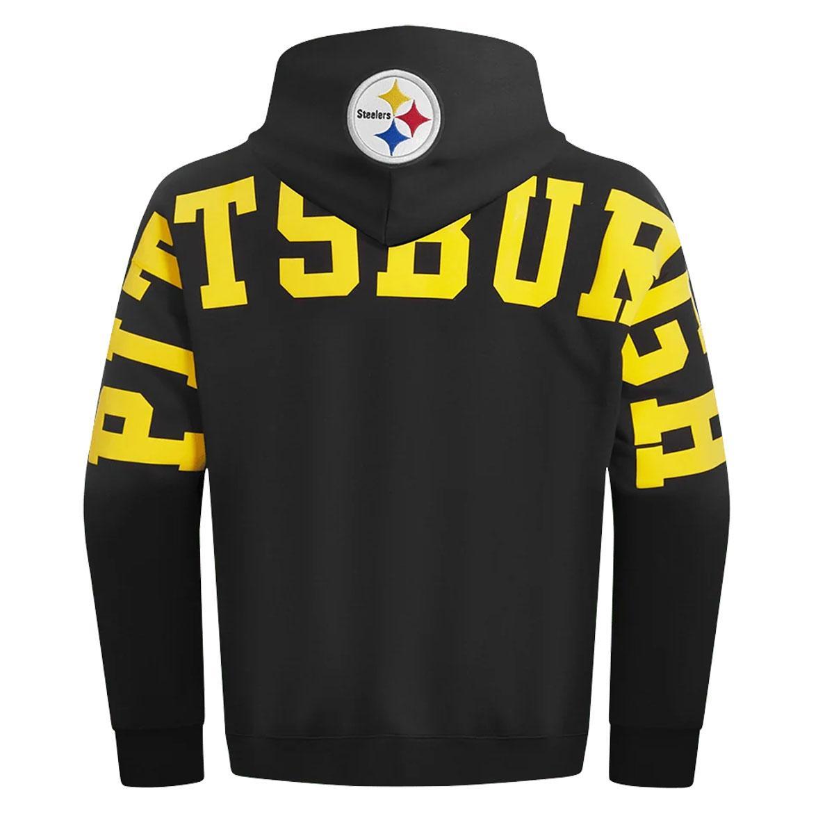Pittsburgh Steelers Wingspan Drop Shoulder Pullover Hoodie