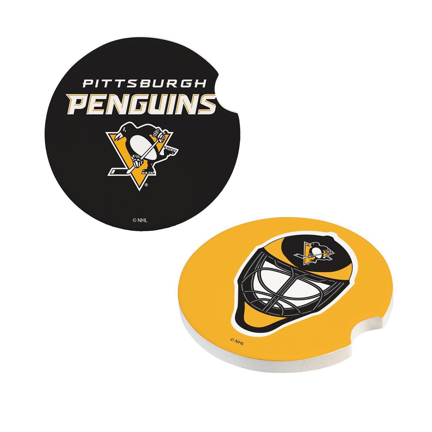 Pittsburgh Penguins Car Coaster Set