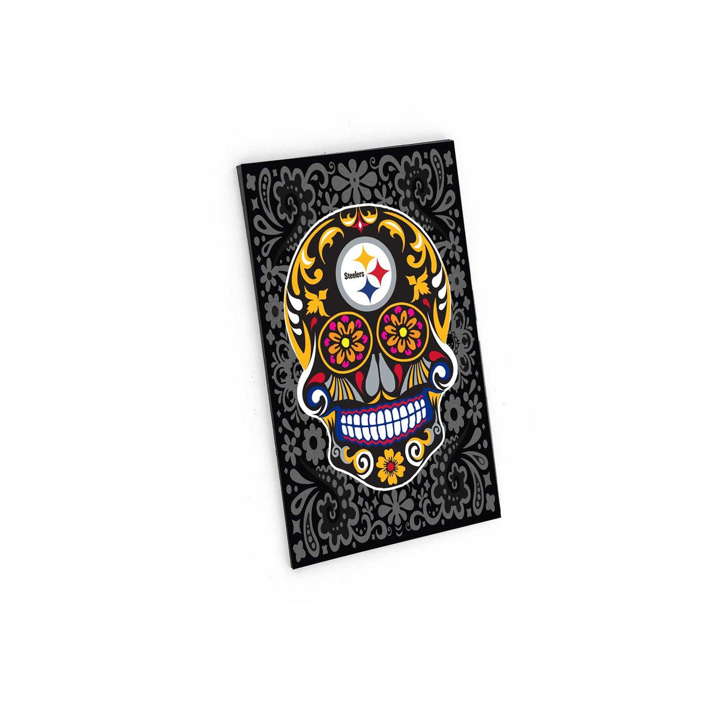 Pittsburgh Steelers 3" Sugar Skull Magnet