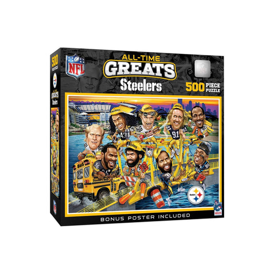Pittsburgh Steelers All Time Greats 500-Piece Jigsaw Puzzle