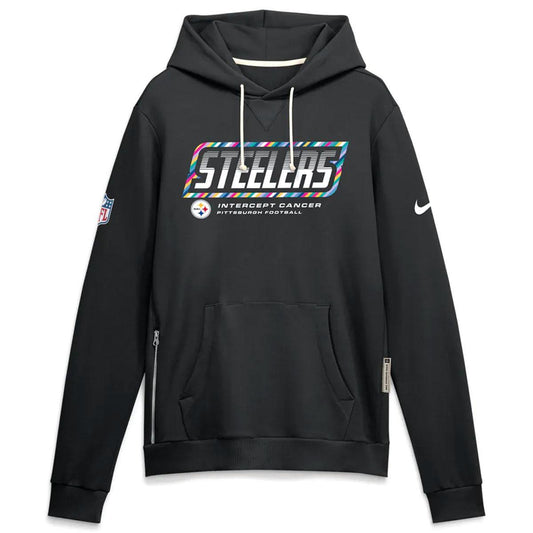 Pittsburgh Steelers Nike 2026 NFL Crucial Catch Sideline Standard Issue Dri-FIT Pullover Hoodie