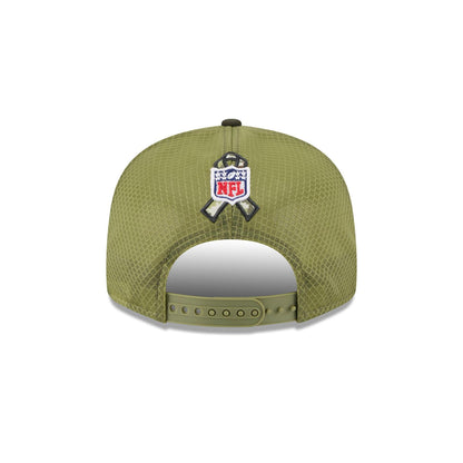 Pittsburgh Steelers New Era 9FIFTY Salute to Service Split Panel Sideline Hat