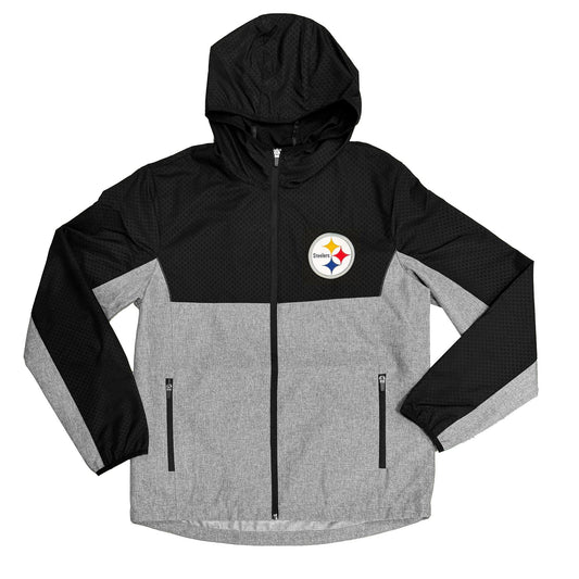 Pittsburgh Steelers Full-Zip Hooded Windbreaker