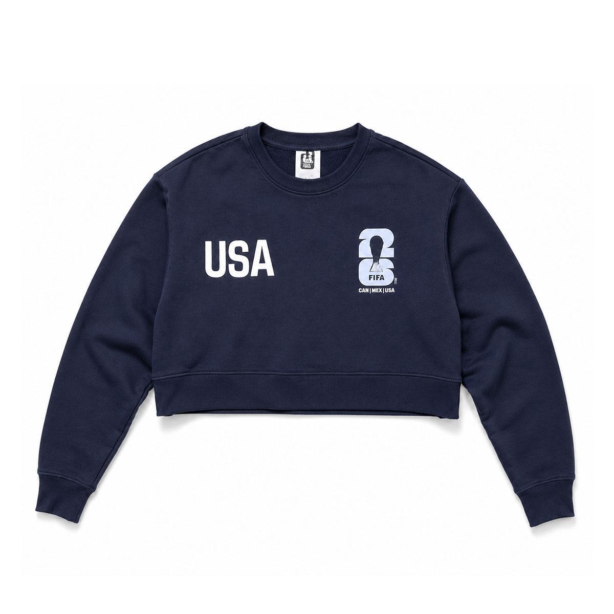FIFA World Cup 2026 USA Cropped Women's Sweatshirt