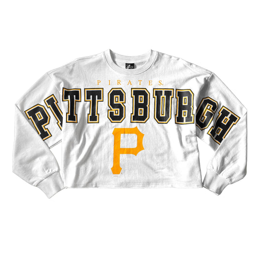 Pittsburgh Pirates Women's Cropped Longsleeve