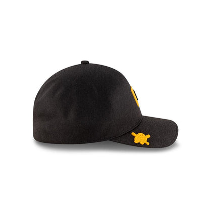 Pittsburgh Pirates MLB Clubhouse Black 39THIRTY Infinity Stretch Fit Cap