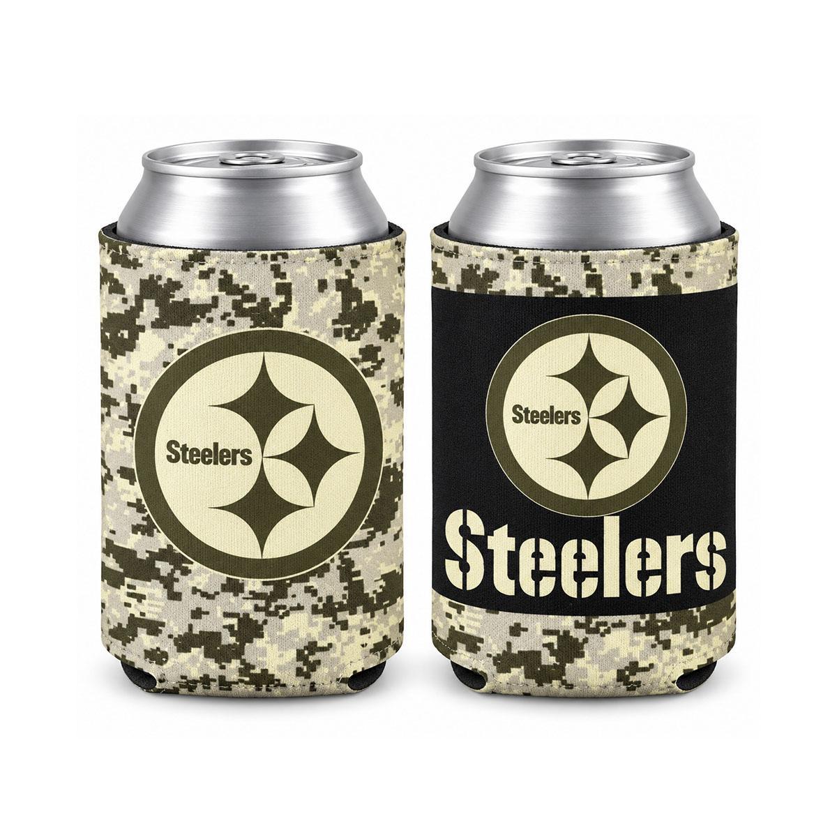 Pittsburgh Steelers Digital Camo Can Cooler