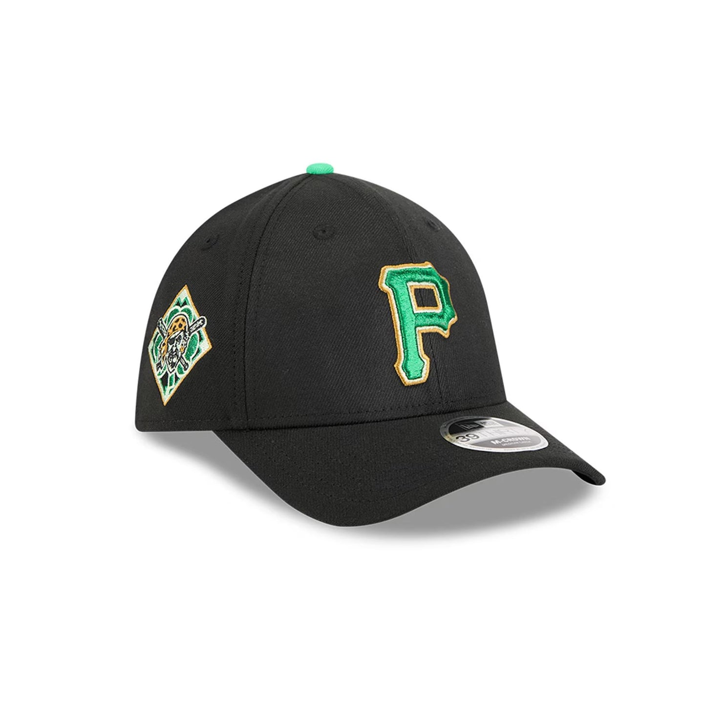 Pittsburgh Pirates New Era Black 2026 St. Patrick's Day 39THIRTY Flex Hat