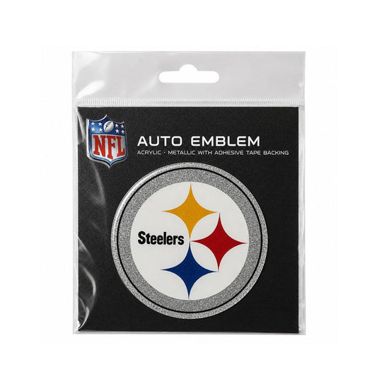 Pittsburgh Steelers Glitter Acrylic Auto Emblem