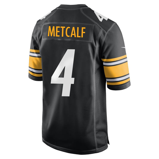 DK Metcalf #4 Pittsburgh Steelers Men's Replica Home Jersey