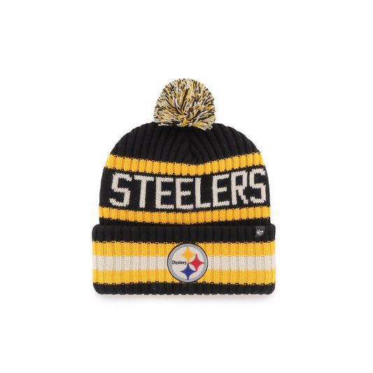 Pittsburgh Steelers '47 Bering Pom Knit Hat