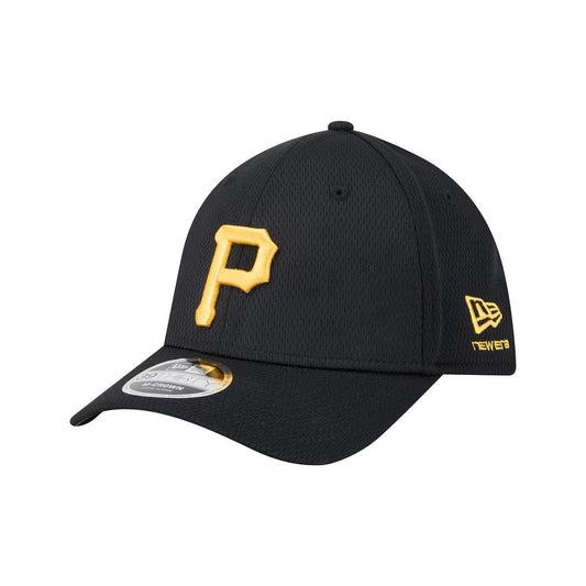 Pittsburgh Pirates New Era Black Dash 39THIRTY Flex Hat