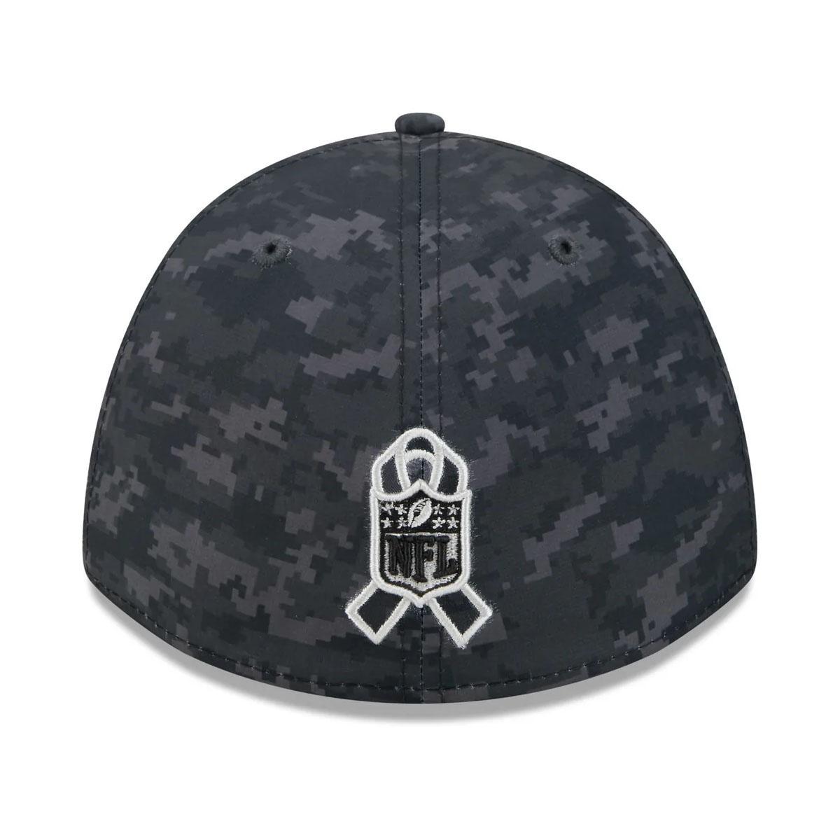 Pittsburgh Steelers New Era Black 2026 Salute To Service 39THIRTY M-Crown Stretch Hat