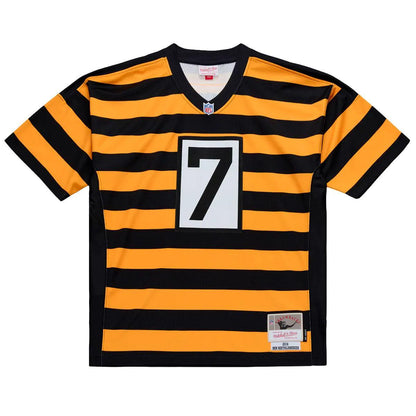 Ben Roethlisberger #7 Pittsburgh Steelers 2016 Gold/Black Throwback Legacy Jersey