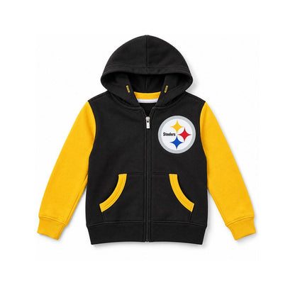 Pittsburgh Steelers Kids Full Zip Hoodie