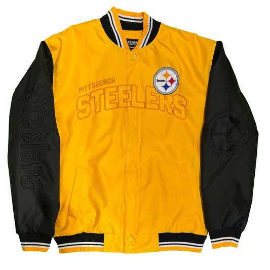 JH Design Pittsburgh Steelers Varsity Jacket