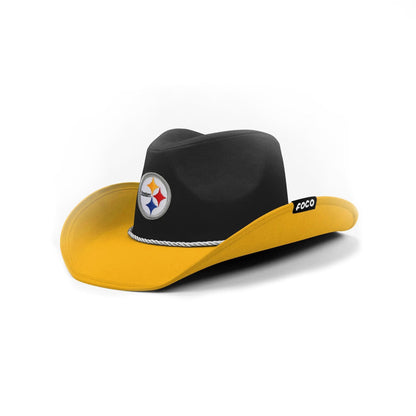 Pittsburgh Steelers Two Tone Cowboy Hat