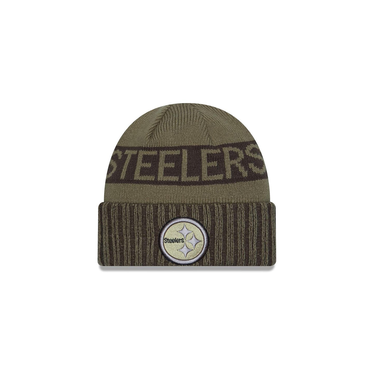 Pittsburgh Steelers New Era Sideline Salute to Service Kids Beanie Knit Hat