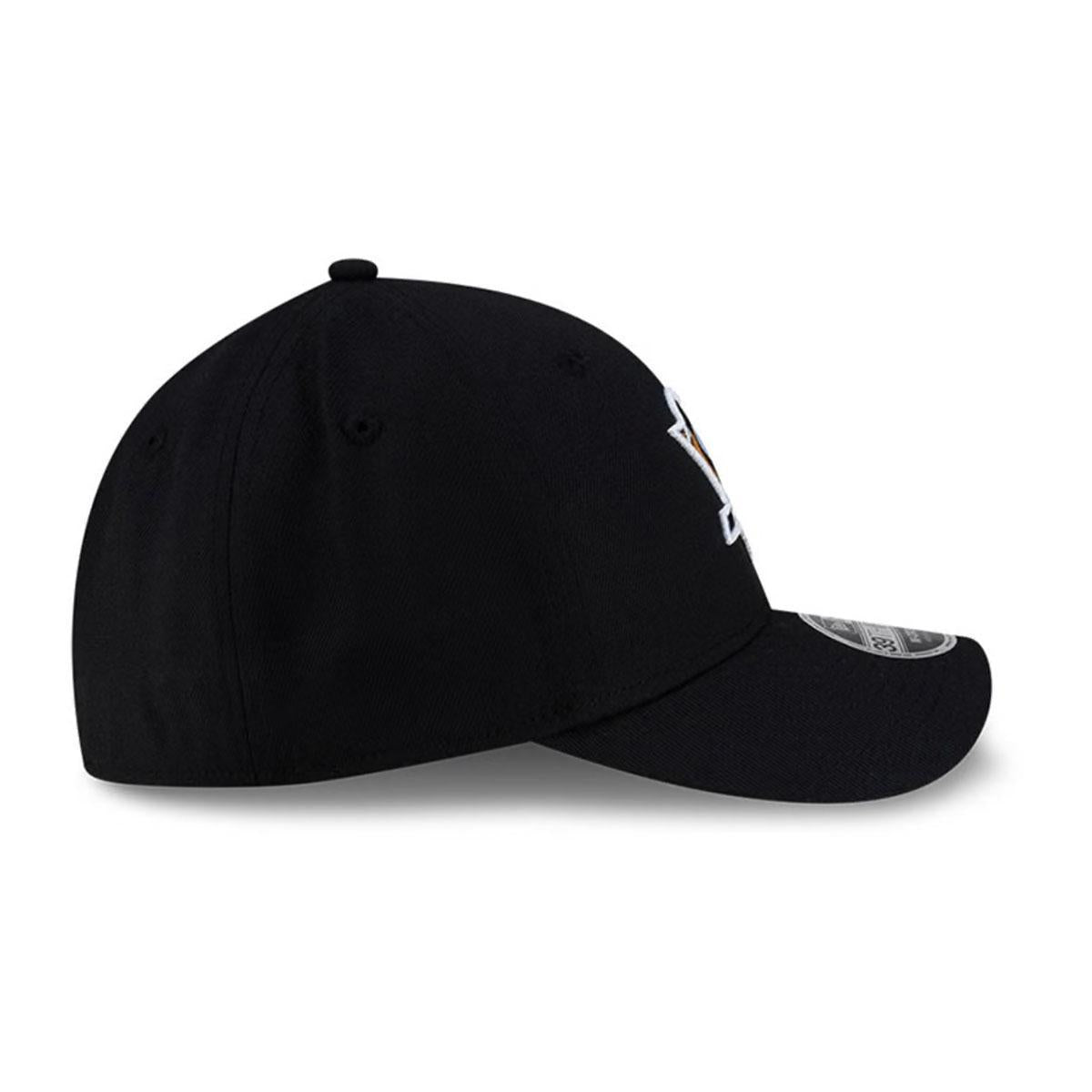 Pittsburgh Penguins New Era Mens Black 39THIRTY Modern Crown Flex Hat