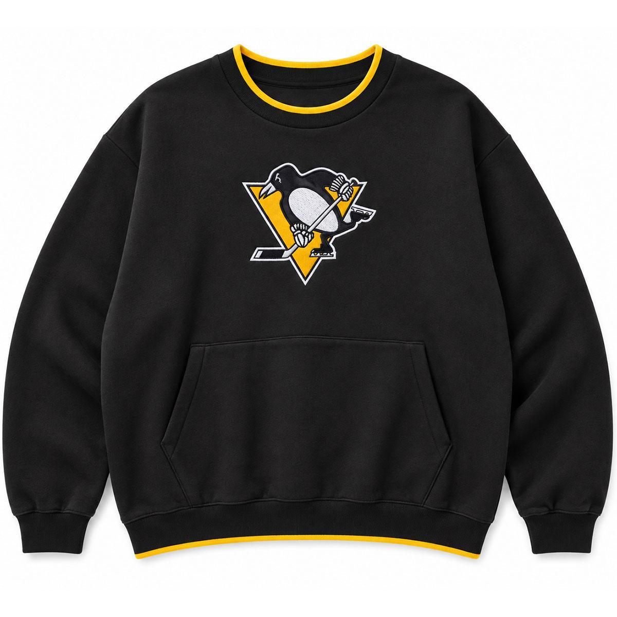 Pittsburgh Penguins Embroidered Pullover Sweatshirt