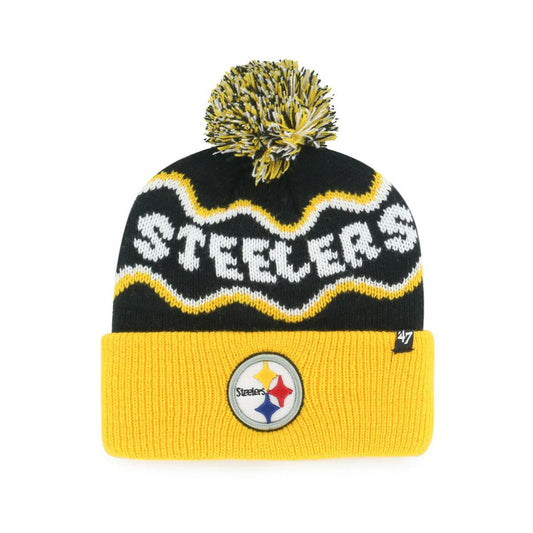 Pittsburgh Steelers Kids '47 Preschool Squiggle Script Cuffed Knit Hat