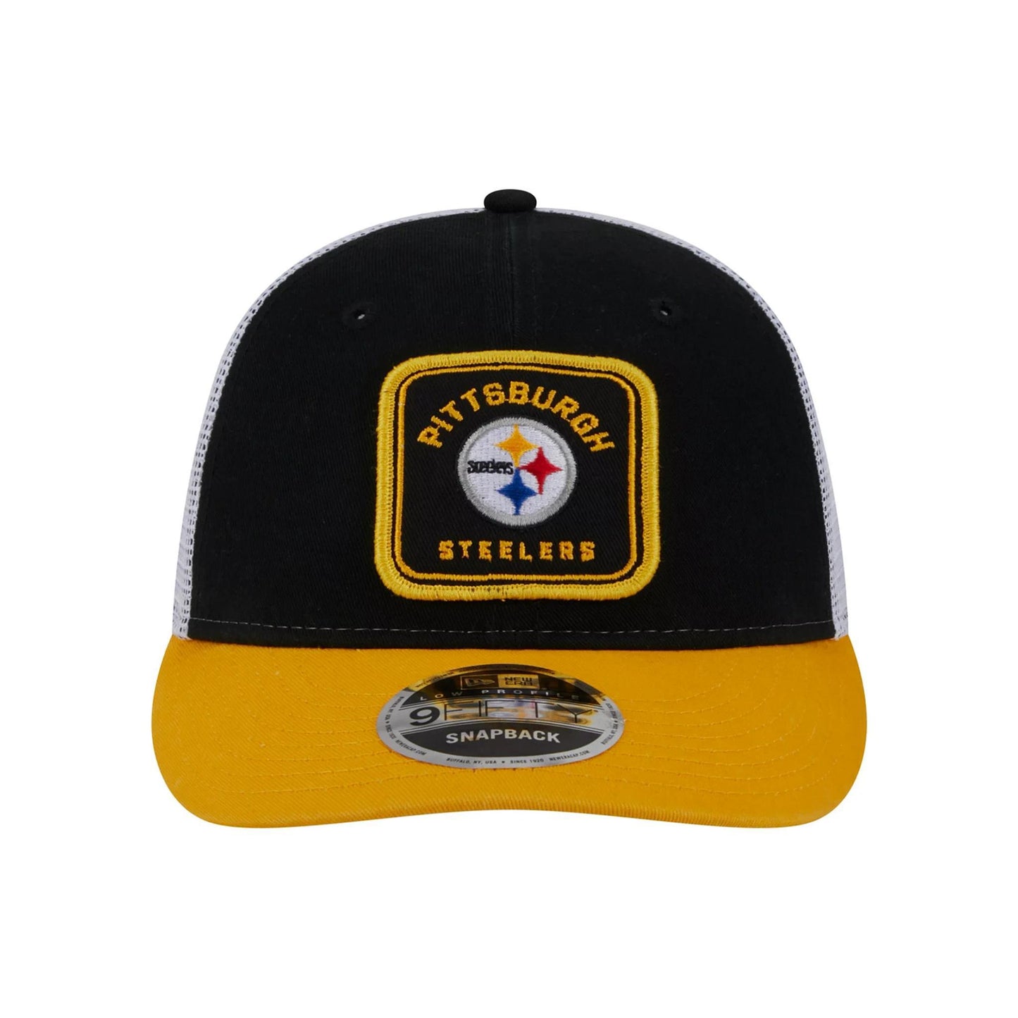 New Era Men's Pittsburgh Steelers Squared Low Profile 9Fifty Adjustable Hat