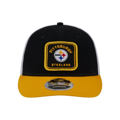 New Era Men's Pittsburgh Steelers Squared Low Profile 9Fifty Adjustable Hat