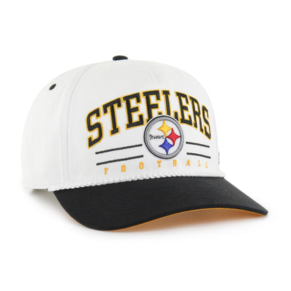 Pittsburgh Steelers Classic White '47 Hitch Adjustable Hat