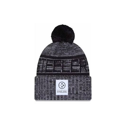 Pittsburgh Steelers Grey 2025 NFL Sideline Cold Weather Sport Mens Knit Hat