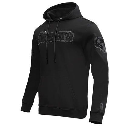 Pittsburgh Steelers Pro Standard Men's Blackout Pullover Hoodie