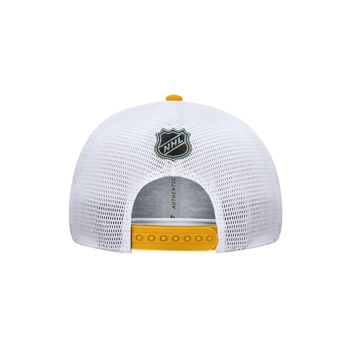 Pittsburgh Penguins Yellow Structured Adjustable Hat