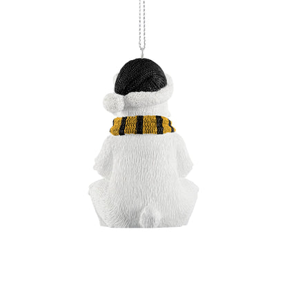 Pittsburgh Steelers Polar Bear Ornament