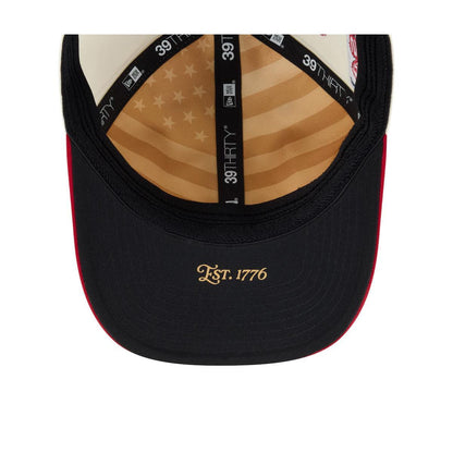Pittsburgh Pirates New Era USA 250 Fourth of July 39THIRTY M-Crown Flex Hat
