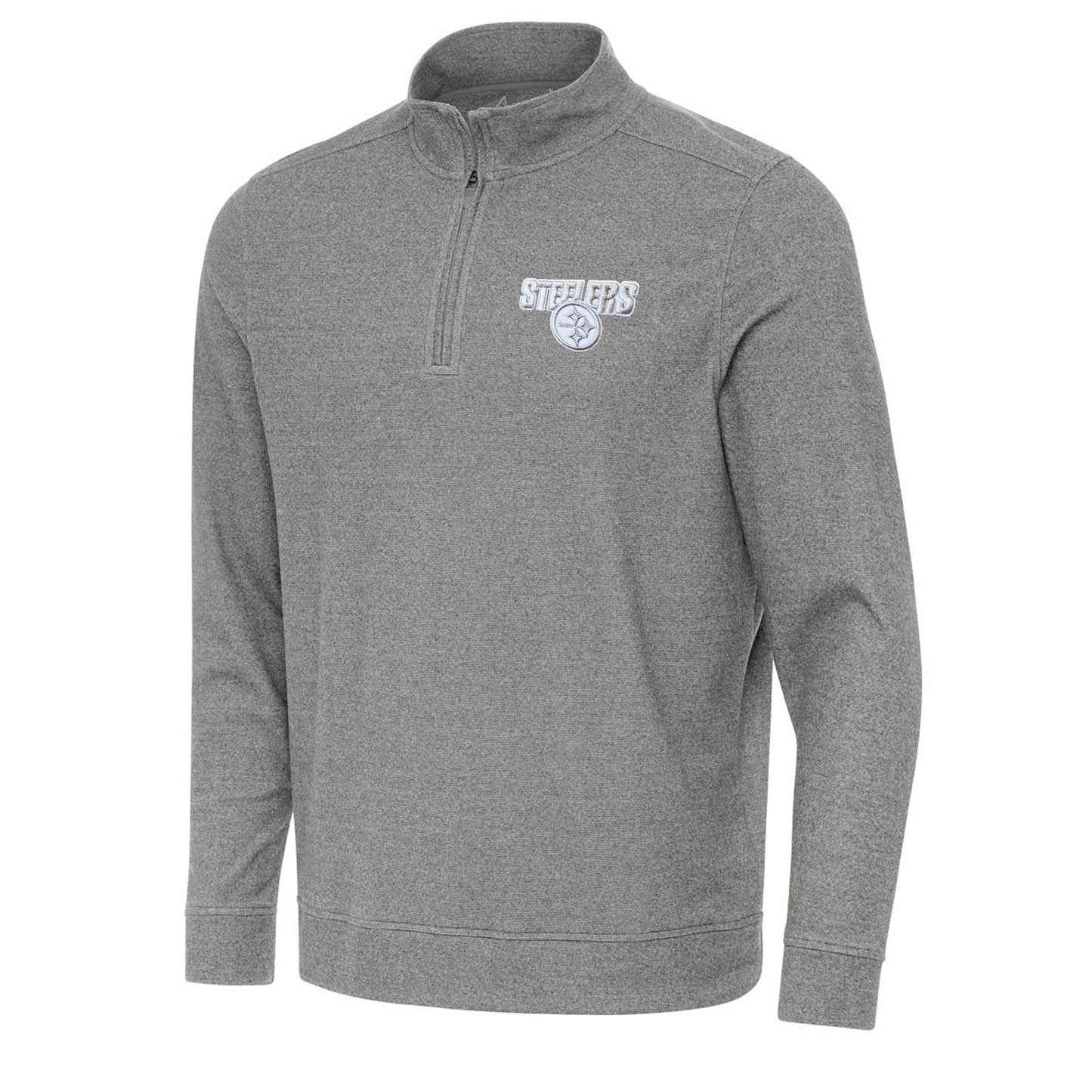 Pittsburgh Steelers Antigua Subtle Buffed 1/4 Zip Pullover