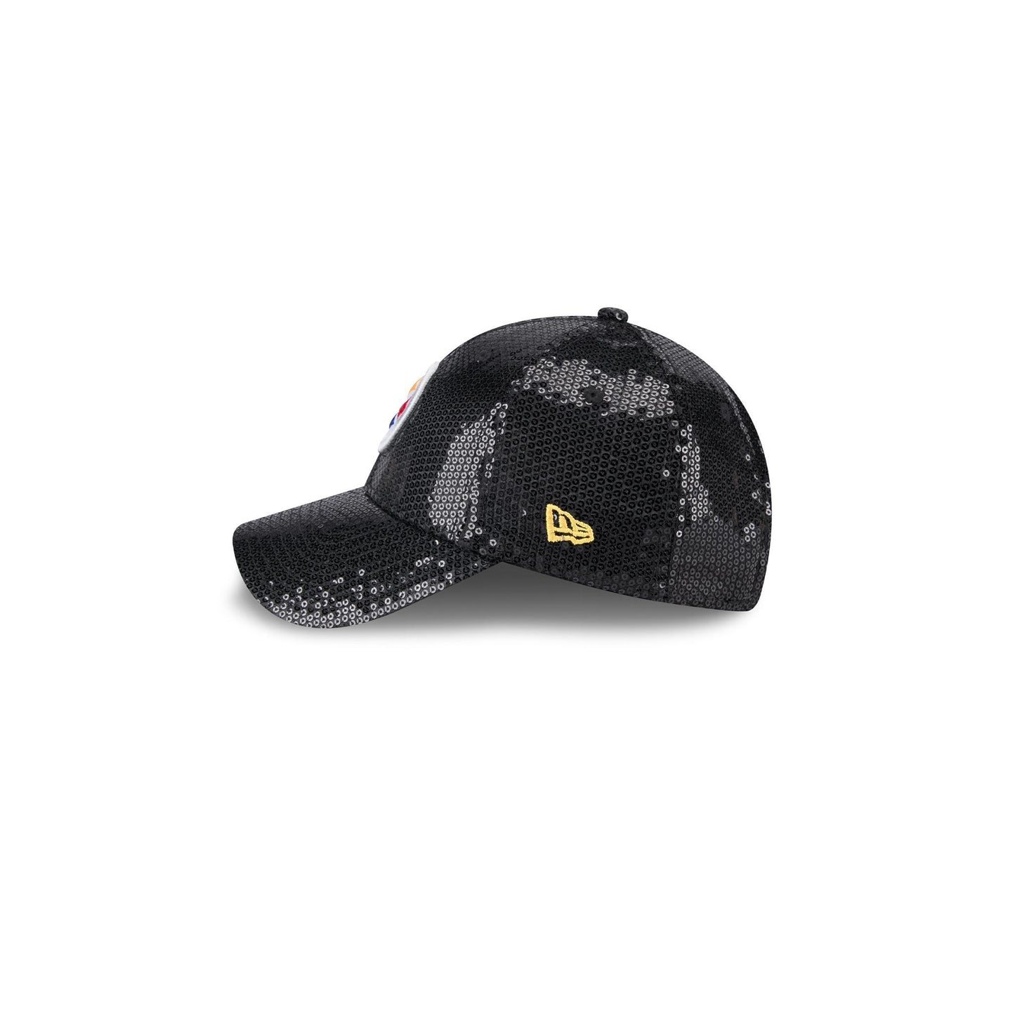 Pittsburgh Steelers Girl's 9FORTY Black Sequin Adjustable Hat