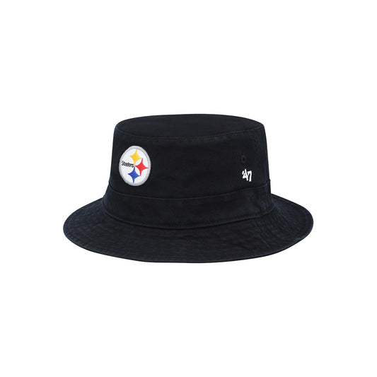 Pittsburgh Steelers '47 Black Primary OSFM Bucket Hat
