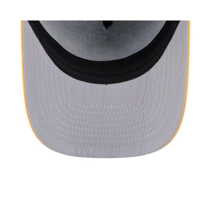 Pittsburgh Pirates New Era Black/Gold Arched A-Frame 9FIFTY Adjustable Hat