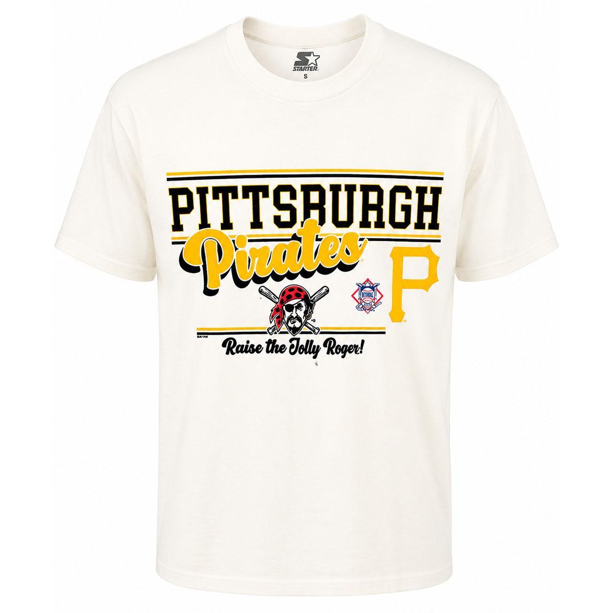 Pittsburgh Pirates Tan Jolly Roger Tee